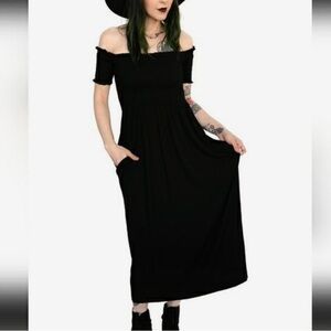 Smocked Lily Foxblood Dress